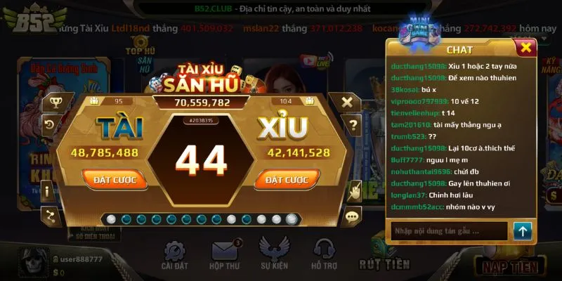 So Sánh Game Tài Xỉu Tại Cổng Game B52 Club Và Cổng Game Loc79